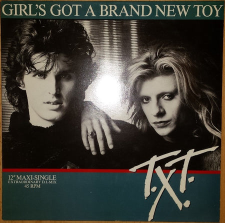 T.X.T. : Girl's Got A Brand New Toy (Extraordinary D.J.-Mix) (12", Maxi, RP, Red)