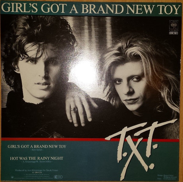 T.X.T. : Girl's Got A Brand New Toy (Extraordinary D.J.-Mix) (12", Maxi, RP, Red)
