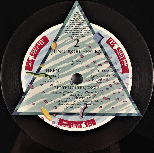 Jungle Orchestra : Probier's Mal (Balu's Song) (12")