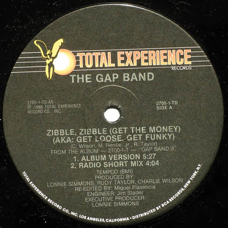 The Gap Band : Zibble, Zibble (Get The Money) (AKA: Get Loose, Get Funky) (12")