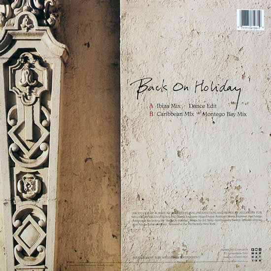 Robbie Nevil : Back On Holiday (12")