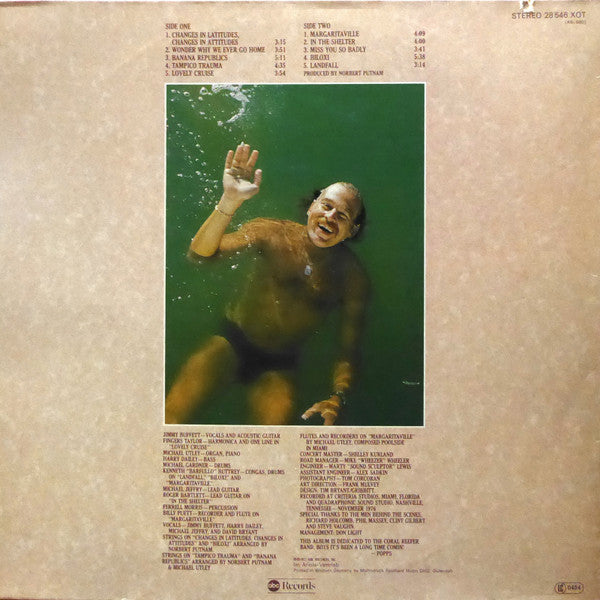 Jimmy Buffett : Changes In Latitudes Changes In Attitudes (LP, Album)