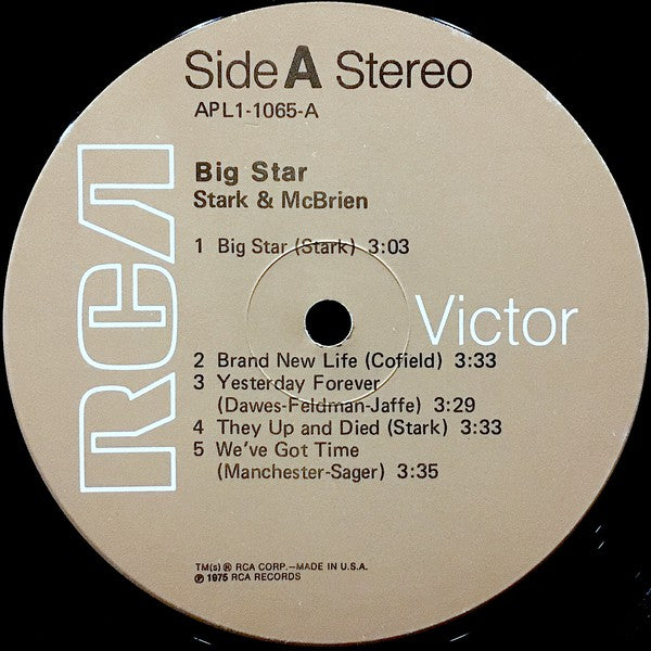 Stark & McBrien : Big Star (LP, Album)