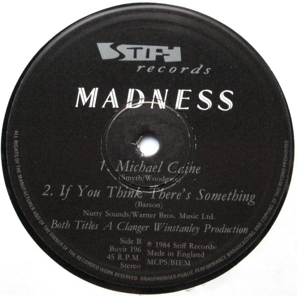 Madness : Michael Caine (12", PRS)