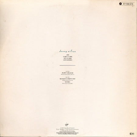 Danny Wilson (2) : Mary's Prayer (Save Me) (Remix) (12", Single)