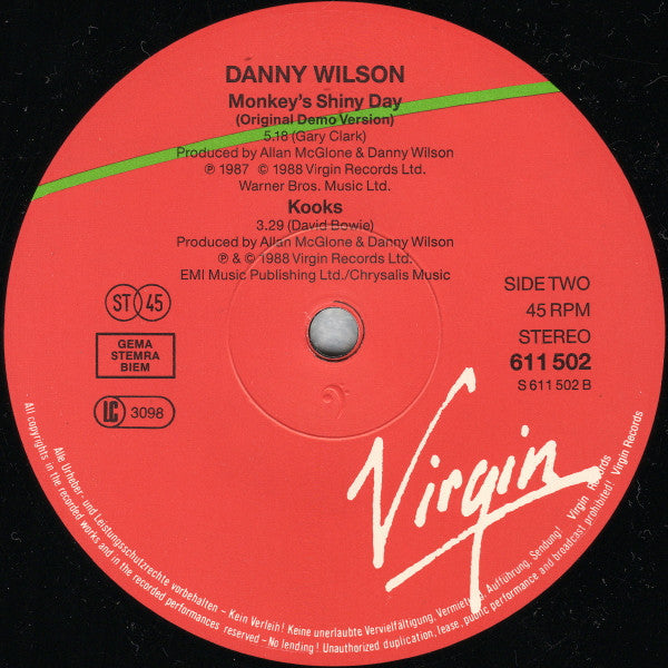 Danny Wilson (2) : Mary's Prayer (Save Me) (Remix) (12", Single)