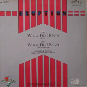 Eruption (4) : Where Do I Begin (12", Rev)