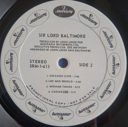 Sir Lord Baltimore : Sir Lord Baltimore (LP, Album, Promo, Uni)