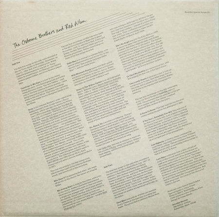 The Osborne Brothers And Red Allen (2) : The Osborne Brothers And Red Allen (LP, Comp)