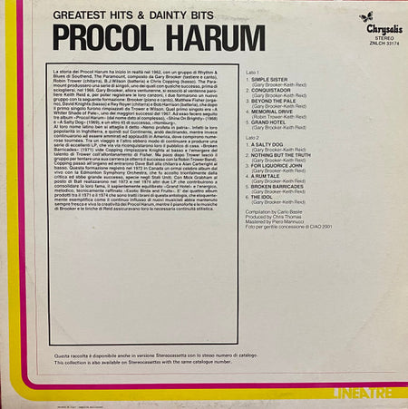 Procol Harum : Greatest Hits & Dainty Bits (LP, Comp)