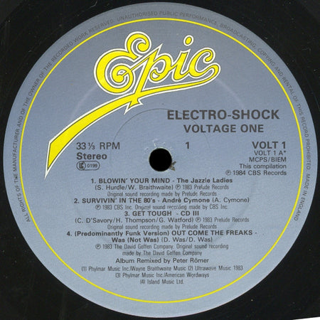 Various : Electro Shock - Voltage 1 (LP, Comp, Mixed)