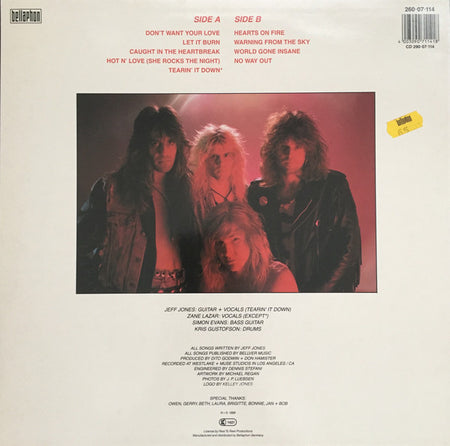 St. Elmo's Fire : Warning From The Sky (LP, Album)