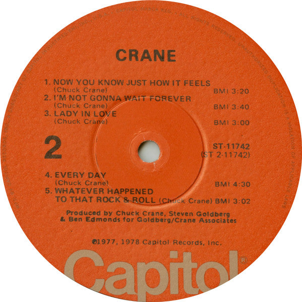 Crane (3) : Crane (LP, Album, Win)