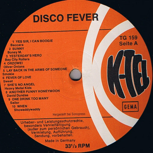 Various : Disco Fever (LP, Comp)