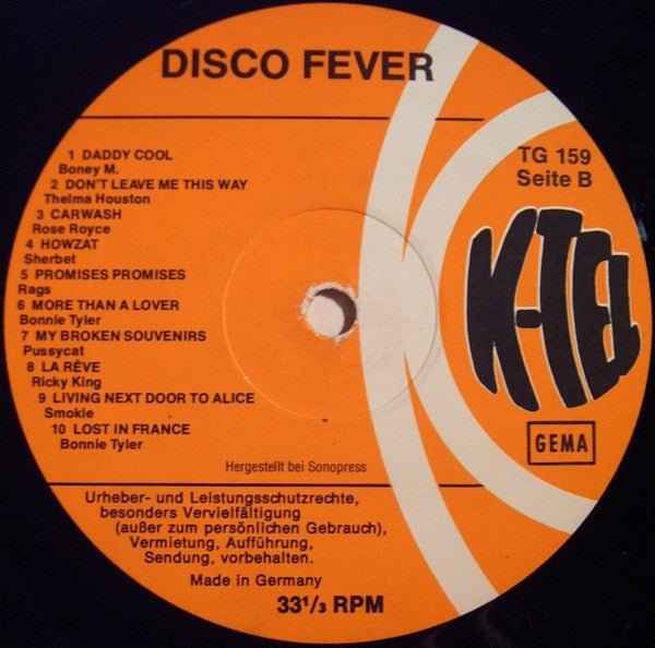 Various : Disco Fever (LP, Comp)