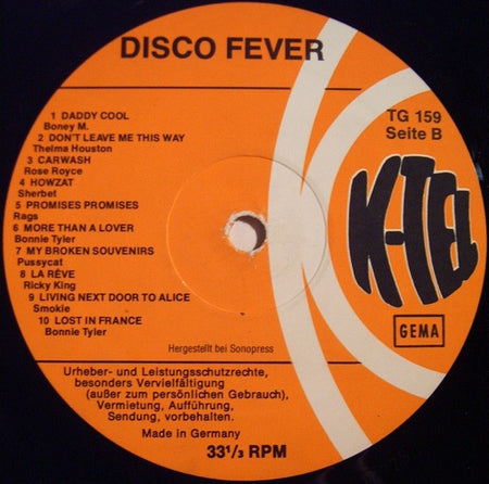 Various : Disco Fever (LP, Comp)