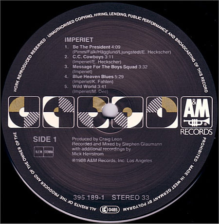Imperiet : Imperiet (LP, Album)