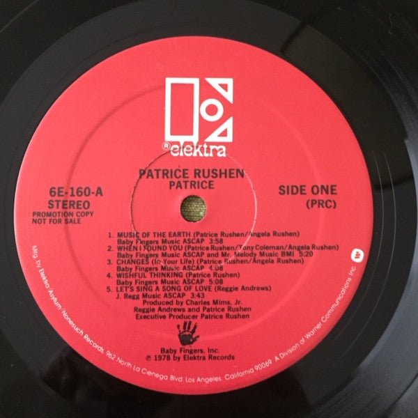 Patrice Rushen : Patrice (LP, Album, Promo, Red)