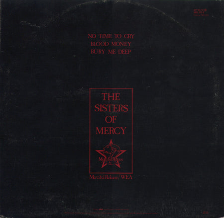 The Sisters Of Mercy : No Time To Cry (12", Thi)