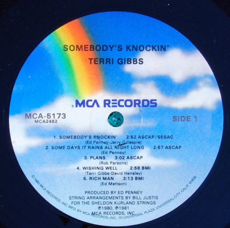 Terri Gibbs : Somebody's Knockin' (LP, Album)