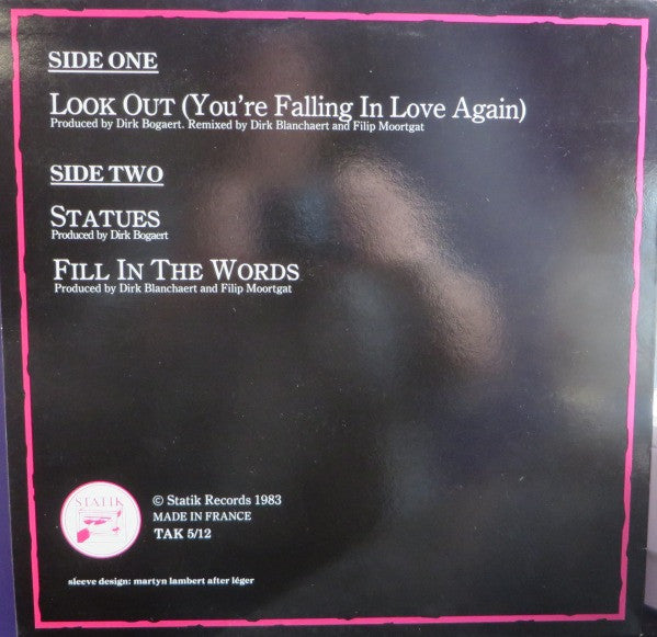 Luna Twist : Look Out (You're Falling In Love Again) (12", Maxi)