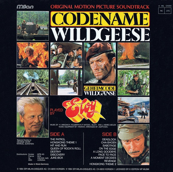 Eloy : Codename Wildgeese (Original Motion Picture Soundtrack) (LP, Album)