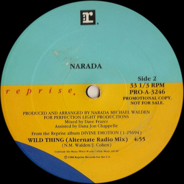 Narada Michael Walden : Wild Thing  (12", Promo)