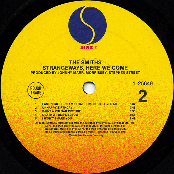 The Smiths : Strangeways, Here We Come (LP, Album, SRC)