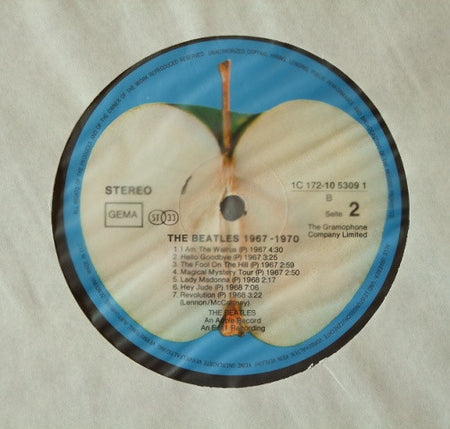 The Beatles : 1967-1970 (2xLP, Comp, RE, Gat)