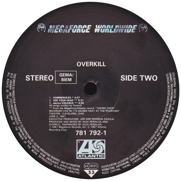 Overkill : !!!Fuck You!!! (12", EP)