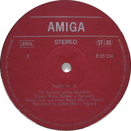 Various : Hallo Nr. 4 (LP, Comp)