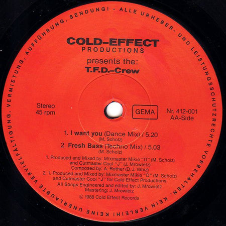 T.F.D. Crew : Broken Hearts (12")