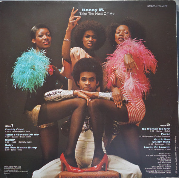 Boney M. : Take The Heat Off Me (LP, Album)