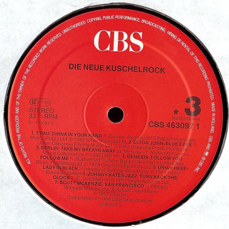Various : Kuschelrock 2 (3xLP, Comp)