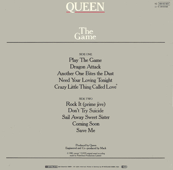Queen : The Game (LP, Album)