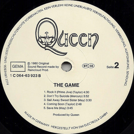Queen : The Game (LP, Album)