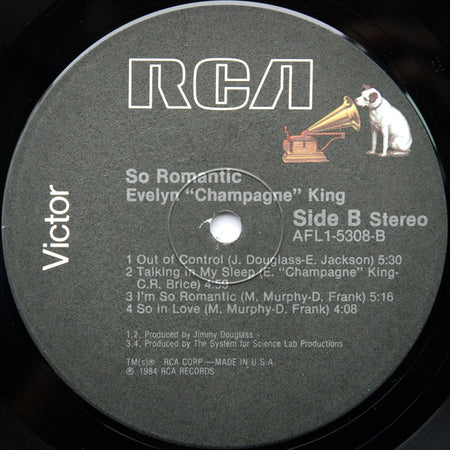 Evelyn King : So Romantic (LP, Album, Ind)