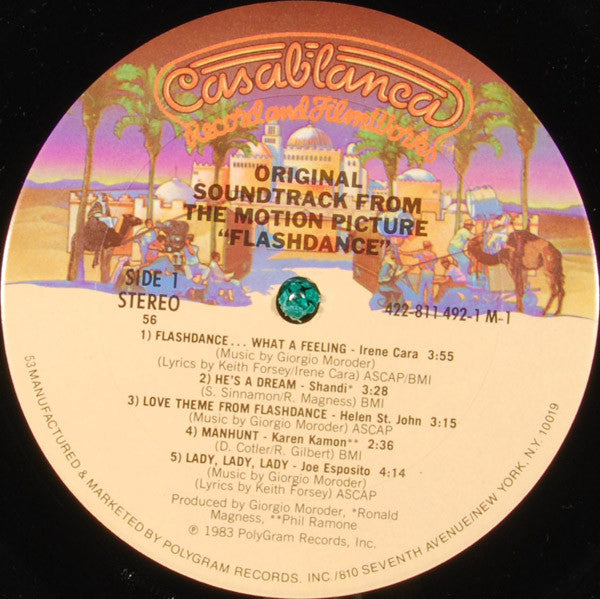 Various : Flashdance (Original Soundtrack From The Motion Picture) (LP, Album, 56 )