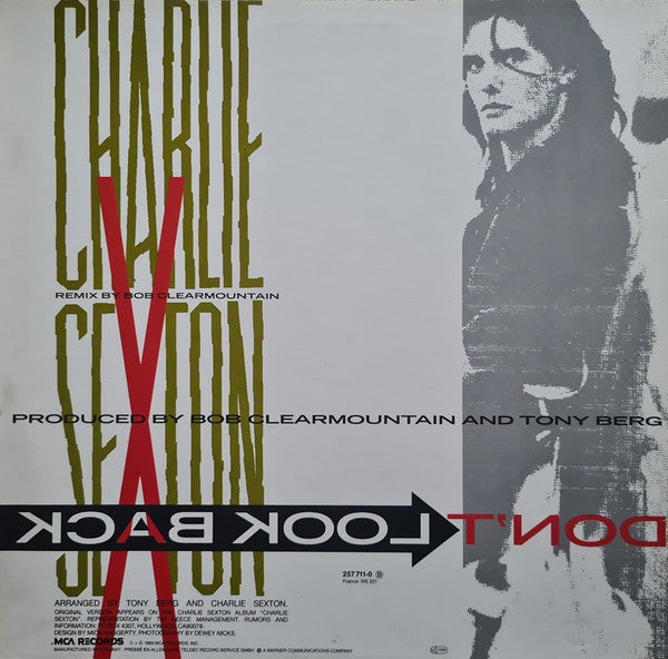 Charlie Sexton : Don't Look Back (12")