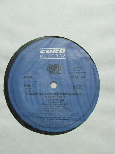 Frankie Valli And The Four Seasons : Streetfighter (LP, Album)
