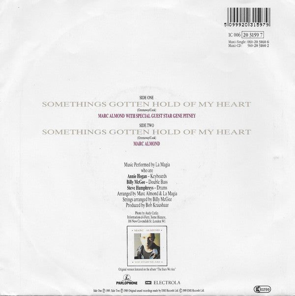 Marc Almond Featuring Special Guest Star Gene Pitney : Something's Gotten Hold Of My Heart (7", Single)