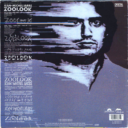 Jean-Michel Jarre : Zoolook (LP, Album)
