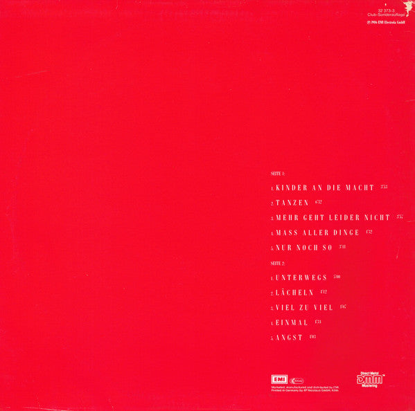 Herbert Grönemeyer : Sprünge (LP, Album, Club)
