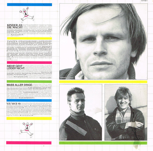 Herbert Grönemeyer : Sprünge (LP, Album, Club)
