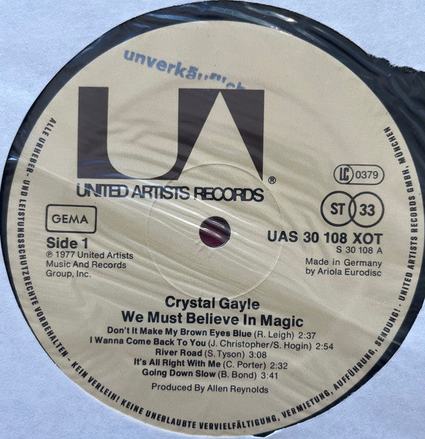 Crystal Gayle : We Must Believe In Magic (LP, Album)