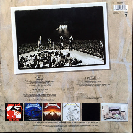 Metallica : One (12", Single, Ltd, Pic)