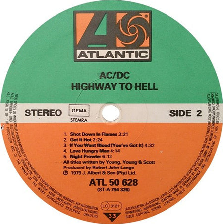 AC/DC : Highway To Hell (LP, Album, RE)
