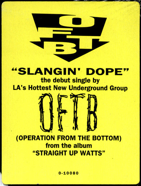 OFTB* : Slangin' Dope (12")