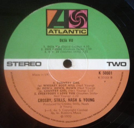 Crosby, Stills, Nash & Young : Déjà Vu (LP, Album, RE, Gat)