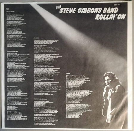 The Steve Gibbons Band* : Rollin' On (LP, Album)